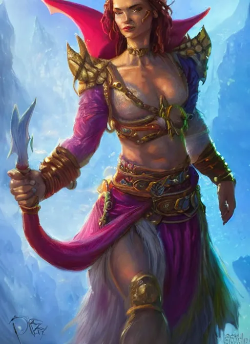 Image similar to dnd genie, ultra detailed fantasy, dndbeyond, bright, colourful, realistic, dnd character portrait, full body, pathfinder, pinterest, art by ralph horsley, dnd, rpg, lotr game design fanart by concept art, behance hd, artstation, deviantart, hdr render in unreal engine 5