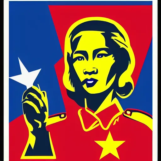 Image similar to Vietnam. Icon! Propaganda. pop art. poster. Trending on ArtStation.