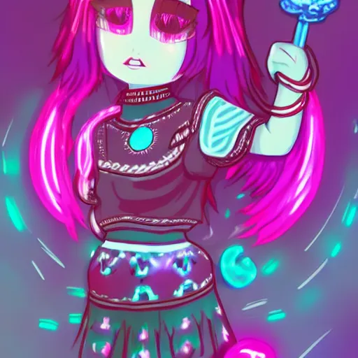 Image similar to knit candypunk sorcerer, high - quality, character design!!!! beautiful lighting, magicpunk, dollpunk, 1 6 k, oled