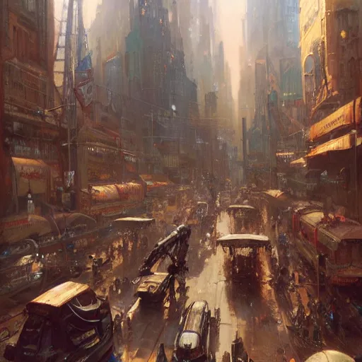 Image similar to detailed cinematic wide shot of grey metropolis, ultra realistic, spring light, painting by gaston bussiere, craig mullins, j. c. leyendecker