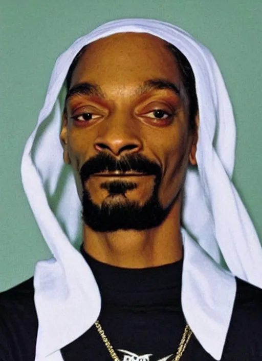 Image similar to snoop dogg as prophet mohammed