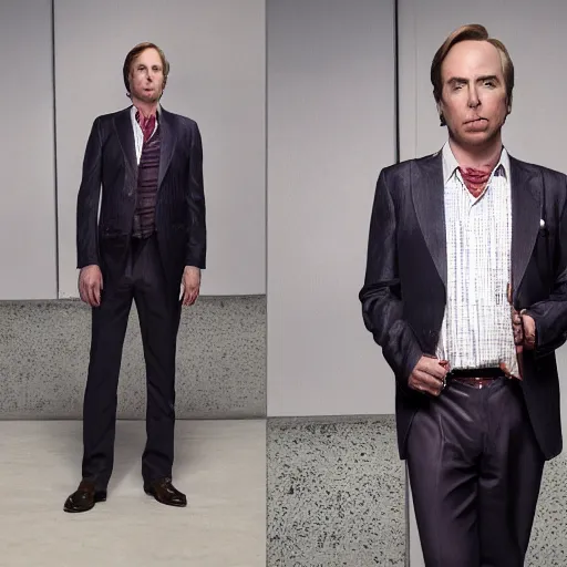 Prompt: Jimmy McGill (Better Call Saul) with drip