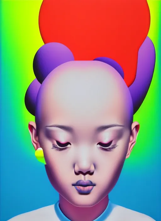 Image similar to cute girl by shusei nagaoka, kaws, david rudnick, airbrush on canvas, pastell colours, cell shaded, 8 k