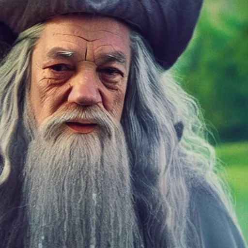 Image similar to gandalf smoking a joint