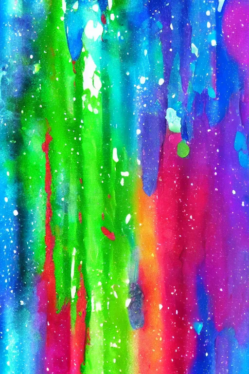 Prompt: digital background of dripping watercolor paint