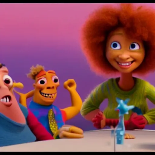 Image similar to Trippie Red in Pixar movie,