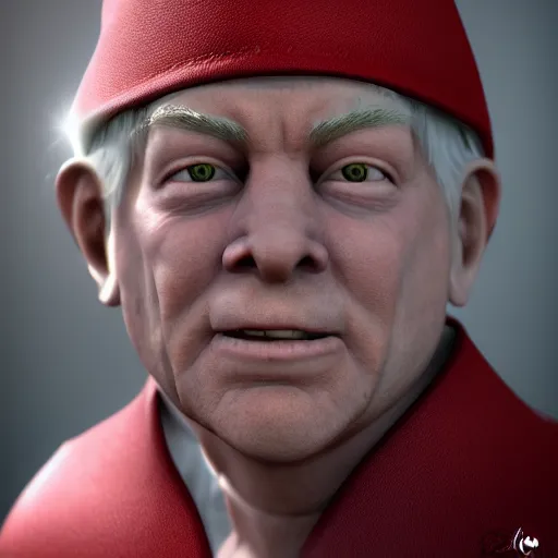 Prompt: Lindsay Graham that looks like the Keebler Elf, artstation, ultra detailed, 8k resolution, ultrarealistic