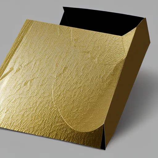 Prompt: white and gold chocolate paperboard packaging, ultrarealistic, smooth, sharp focus, great light,