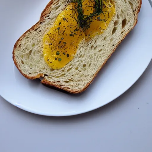 Prompt: Swedish skagen toast