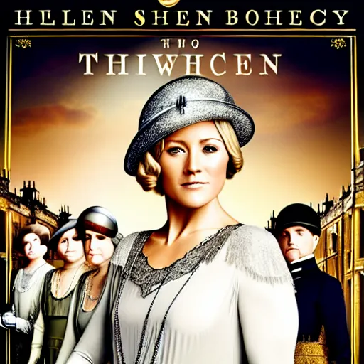 Image similar to Helene Fischer in downton Abbey, movie poster, 8k, HD