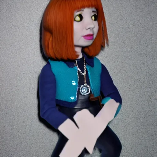 Image similar to karen gillian claymation