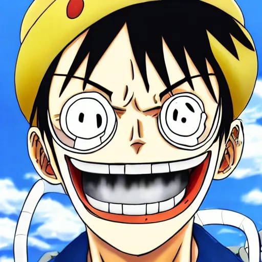 Prompt: a portrait of the wifi orthodontist in the style of one piece anime