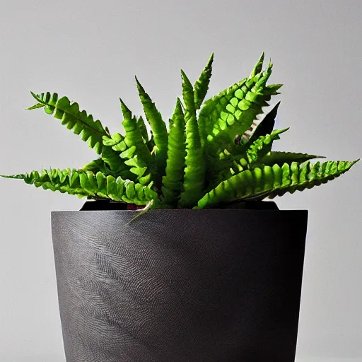 Image similar to an architectural, unique pot made for houseplants, future design, dwell