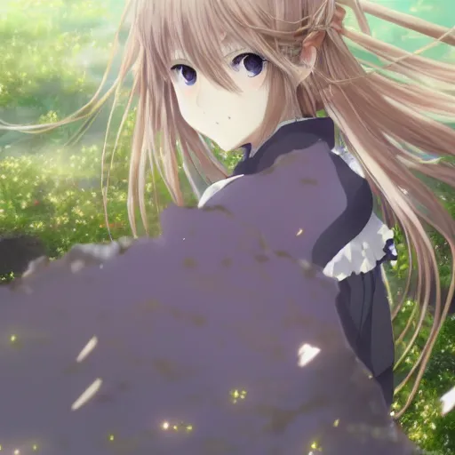 Prompt: beautiful gorgeous cute Violet Evergarden realistic high quality 4K full HD wallpaper