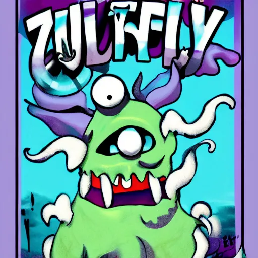 Image similar to flurry monster, Zigor Samaniego style