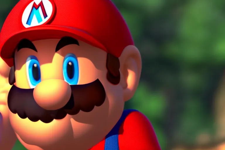 Prompt: ultra realistic photo of mario, photorealistic, 8 k, close up, very detailed