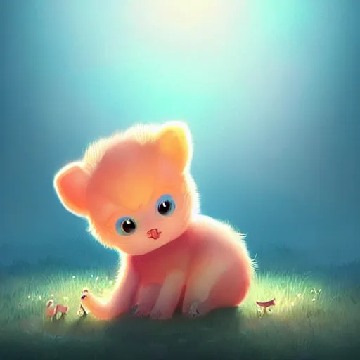 Prompt: very cute illustration for a children's book, digital art, highly detailed, rim light, exquisite lighting, clear focus, very coherent, details visible, soft lighting, character design, concept, atmospheric, fluffy, vibrant colors, trending on artstation, foggy, sun flare