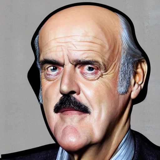 Image similar to john cleese made out of cheese