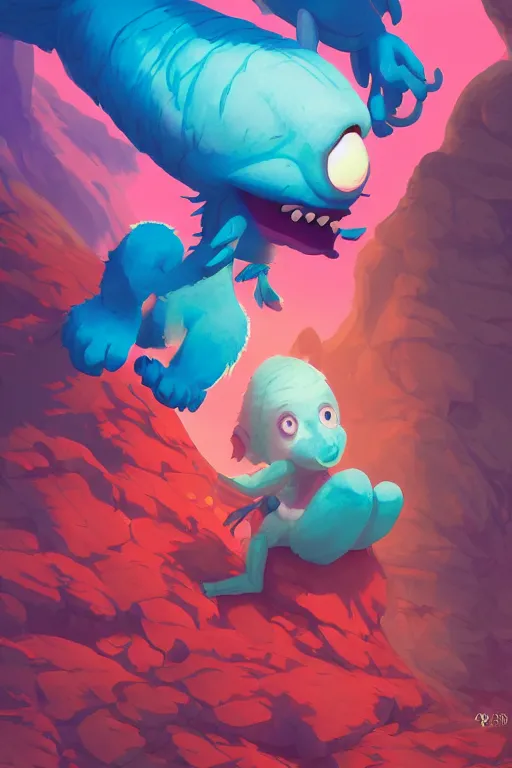 Image similar to smurf ghost creature animal sushi cristal very big eye roots cactus elemental flush of force nature micro world fluo fishscale, behance hd by jesper ejsing, by rhads, makoto shinkai and lois van baarle, ilya kuvshinov, rossdraws radiating a glowing aura global illumination ray tracing hdr