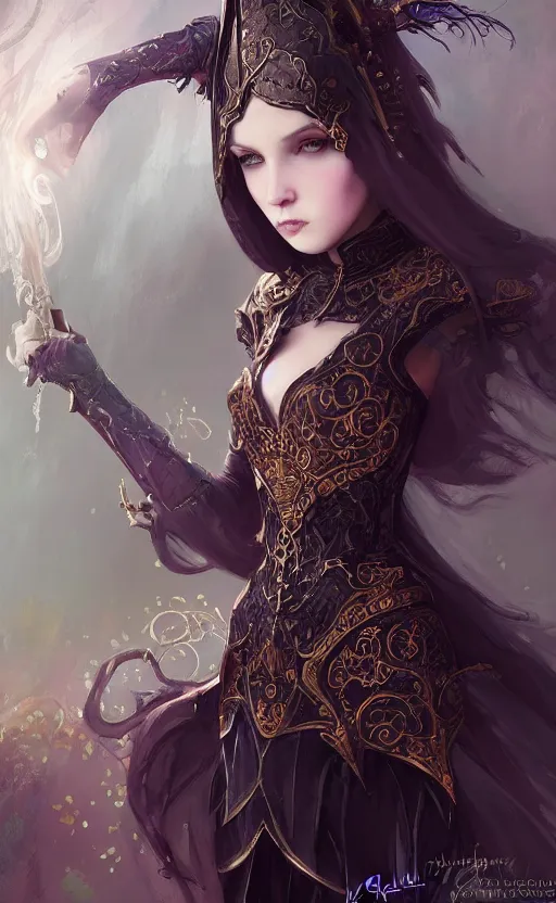 Image similar to Alchemy Imperial Princess knight gothic girl. By sophie anderson, artgerm, wlop, concept art,digital paintig, matte, fractal flame,highly detailded