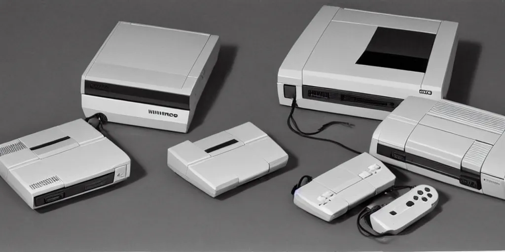 Image similar to The Nintendo Genesis console, 1988