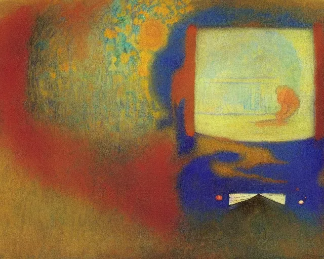 Image similar to Void of the soul. Odilon Redon. Dali. Roberto Matta.