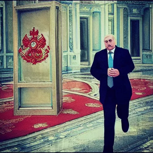 Prompt: “Lukashenko is running away from justice”