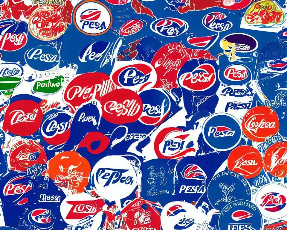 Prompt: unused logos for Pepsi