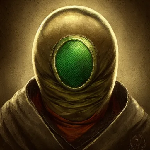 Image similar to Mysterio, artwork by Antón Semenov,