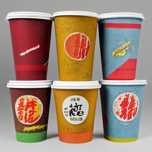 Prompt: cup ramen, packaging designed by robert rauschenberg