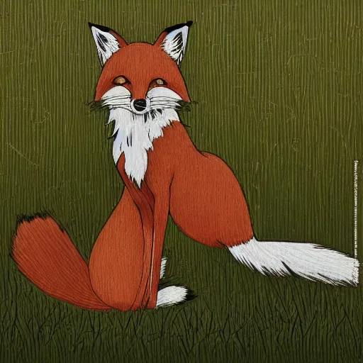 Image similar to fox by Hayao Miyazaki