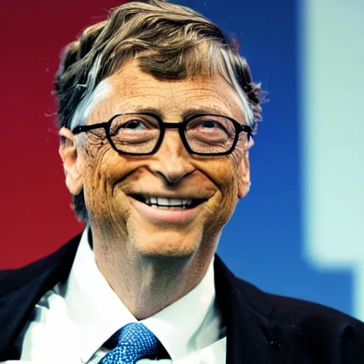 Prompt: Bill Gates having a fit