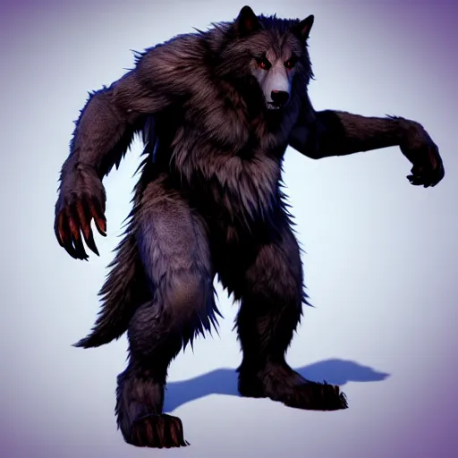 Image similar to cute handsome cuddly werewolf from van helsing unreal engine hyperreallistic render 8k character concept art masterpiece