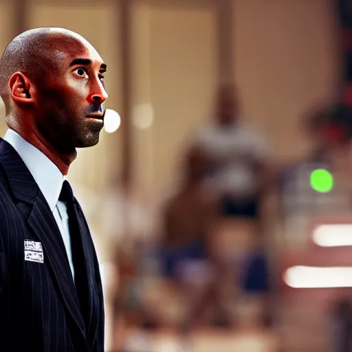 Image similar to still of Kobe bryant in men in black,8k,