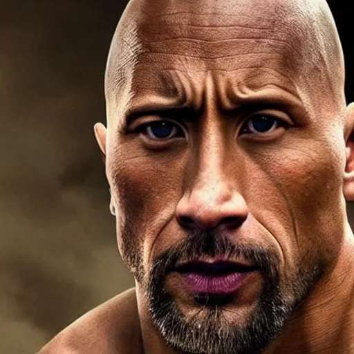 Image similar to dwayne johnson in vikings 4 k quality super realistic