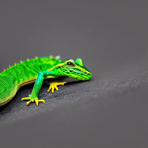 Image similar to green lizard logo, 4k