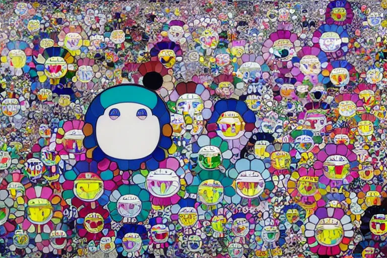 Image similar to artwork by takashi murakami