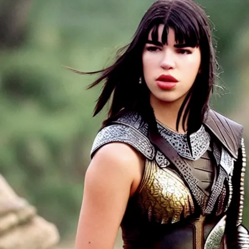 Image similar to still of dua lipa in xena