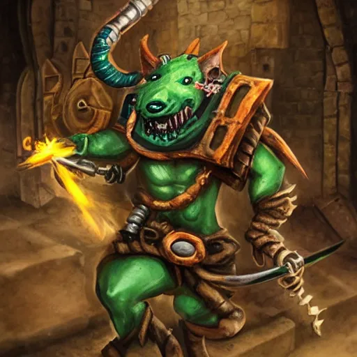 Prompt: skaven hero