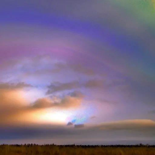Image similar to background iridescent clouds