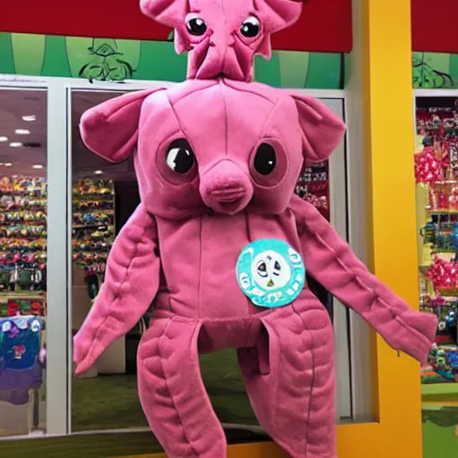 Image similar to build a bear cthulhu