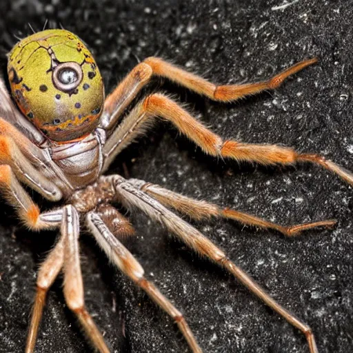 Image similar to gollum - faced spider