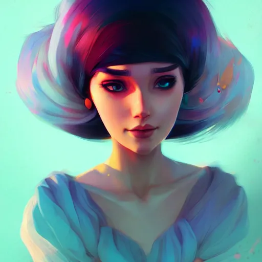 Prompt: portrait of a beautiful gypsy, art by lois van baarle and ross tran and sam yang and ilya kuvshinov and guweiz, digital art, high detail, sharp focus, unreal engine 5, trending on artstation, deviantart, pinterest, 4 k uhd image