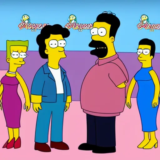 Image similar to kim kardashian in the simpsons super high quality 4k HD