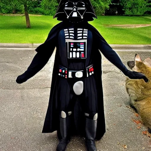 Image similar to cat darth vader