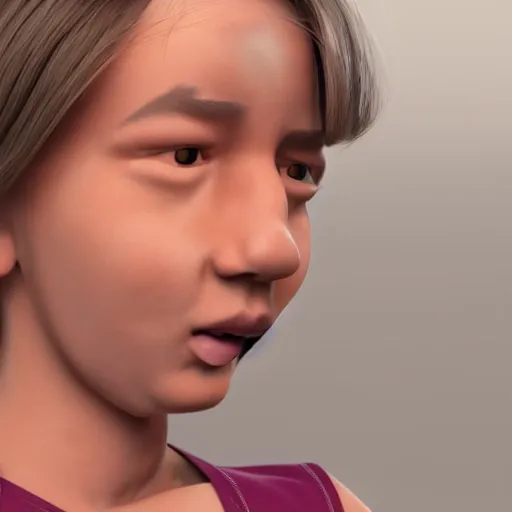 Prompt: a 3 d render a horrific xyzal allergy commercial