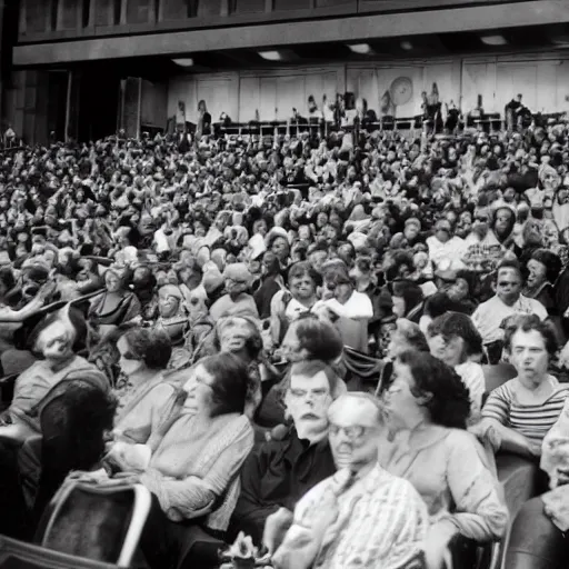 Image similar to crowded theater on fire