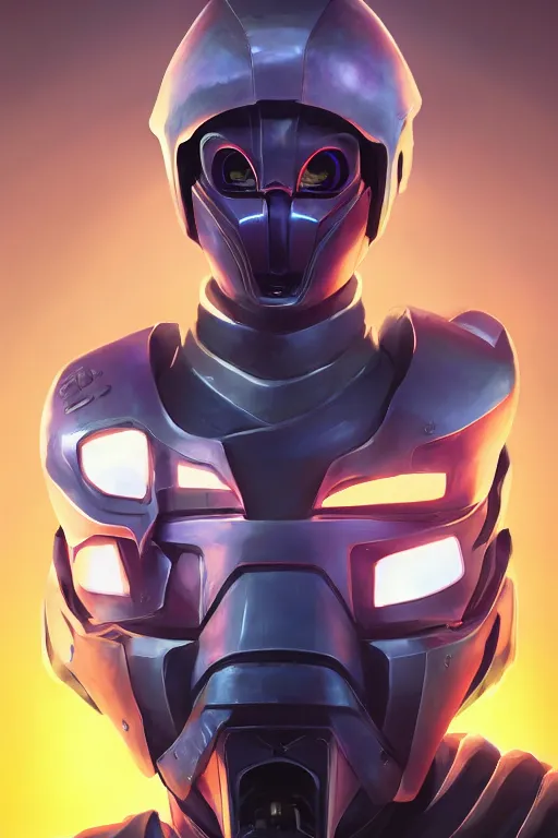 Image similar to epic mask helmet robot ninja portrait stylized as fornite style game design fanart by concept artist gervasio canda, behance hd by jesper ejsing, by rhads, makoto shinkai and lois van baarle, ilya kuvshinov, rossdraws global illumination radiating a glowing aura global illumination ray tracing hdr render in unreal engine 5