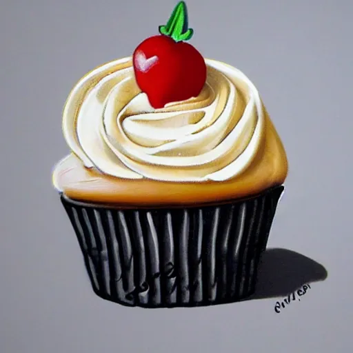 Image similar to cupcake artstation