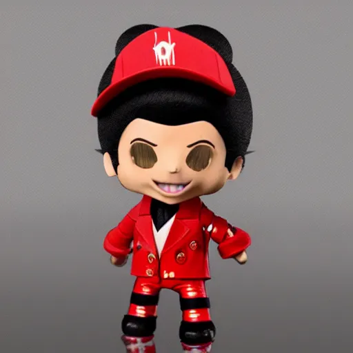 Image similar to michael jackson, michael jackson, michael jackson, michael jackson, michael jackson, michael jackson, michael jackson, michael jackson, ( ( ( mickey mouse ) ) ), nendroid, butcher billy style